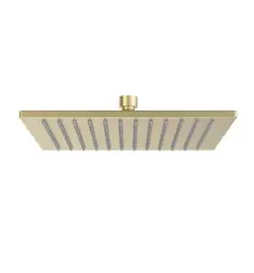 Rain Shower Square Brass Brushed Gold 25cm RS 363201 BG