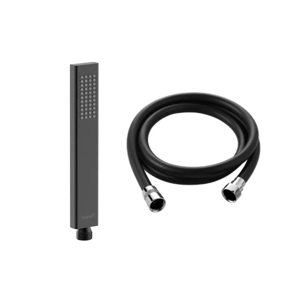 Hand Shower Square Brass Black HS 863701 DB