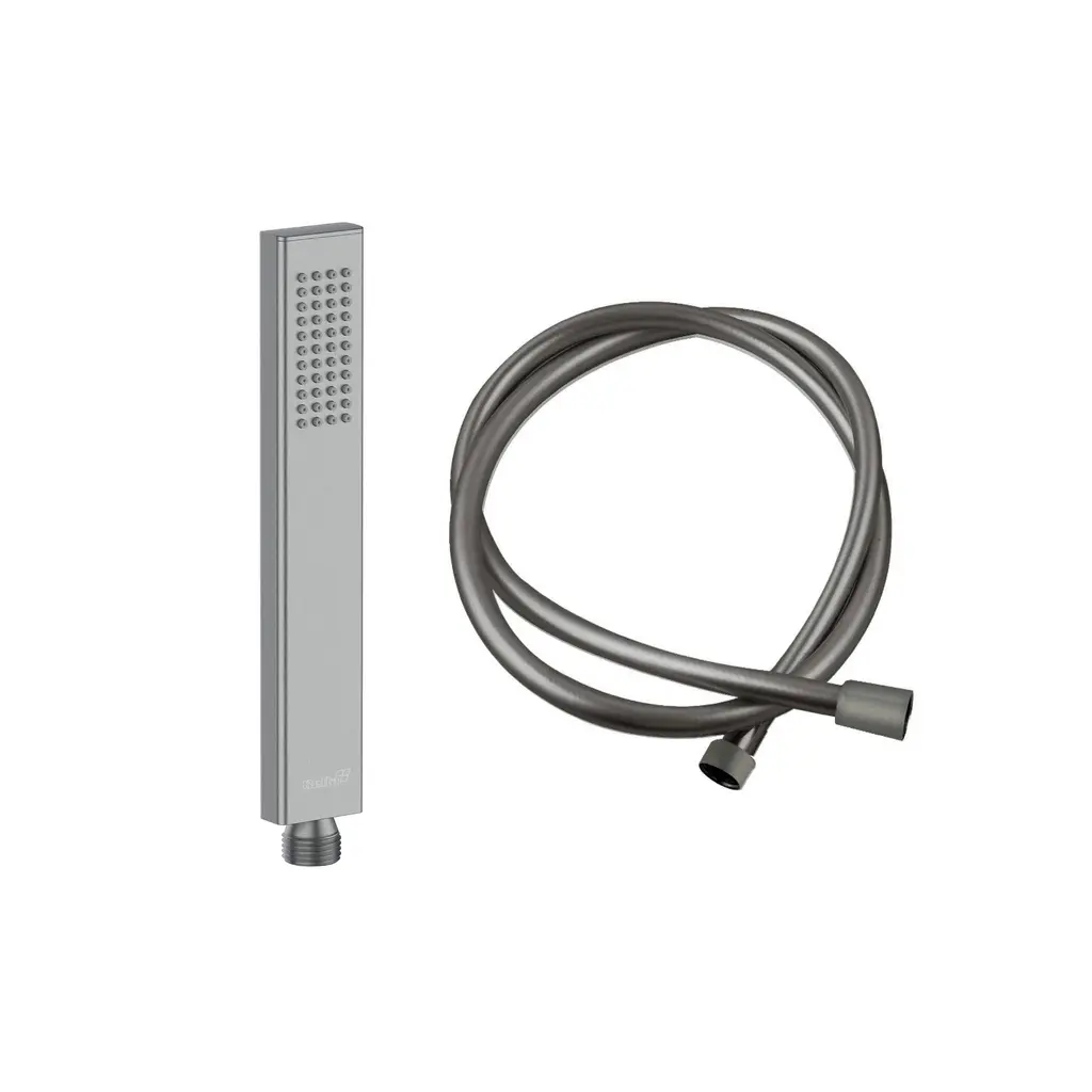 Hand Shower Square Brass Gun Metal HS 863701 GM