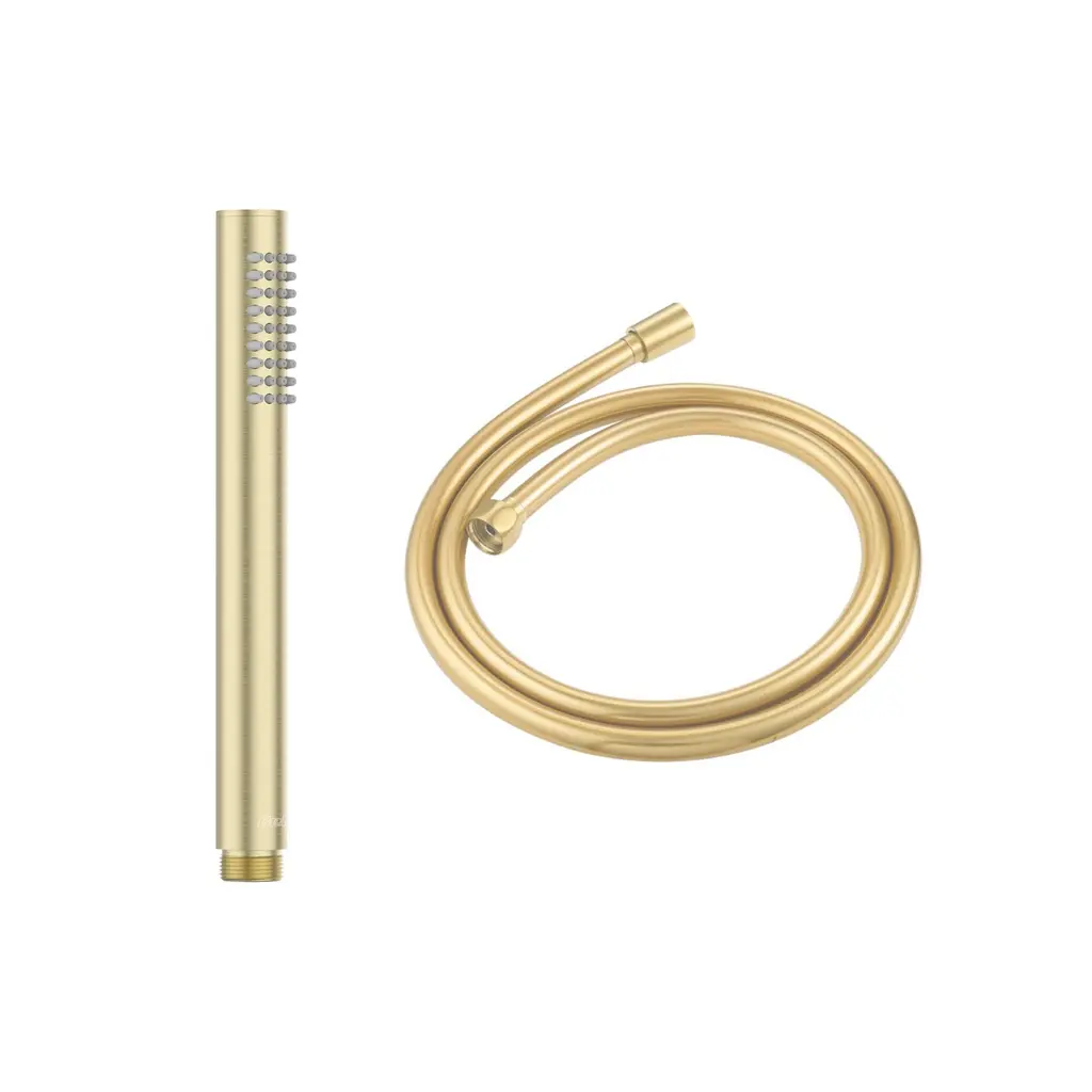 Hand Shower Round Brass Brushed Gold HS 861201 BG