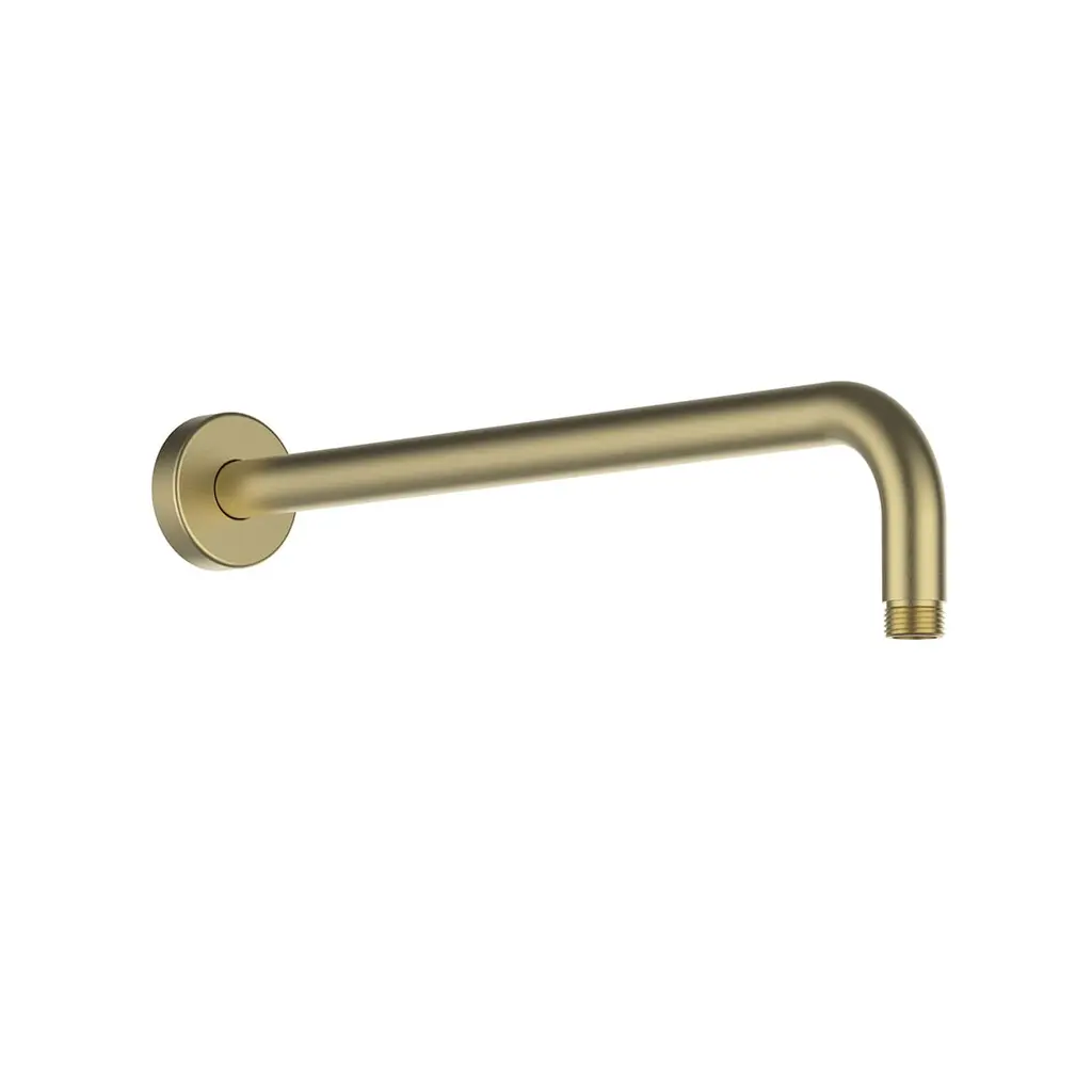 Shower Arm Round Brass Brushed Gold SA 860122 BG