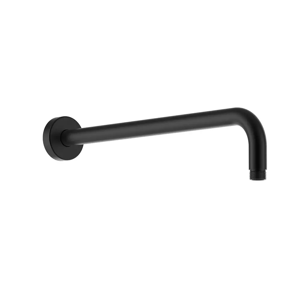 Shower Arm Round Brass Black SA 860122 DB