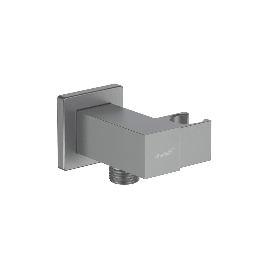 Shower Bracket Square Brass Gun Metal SB 860311 GM