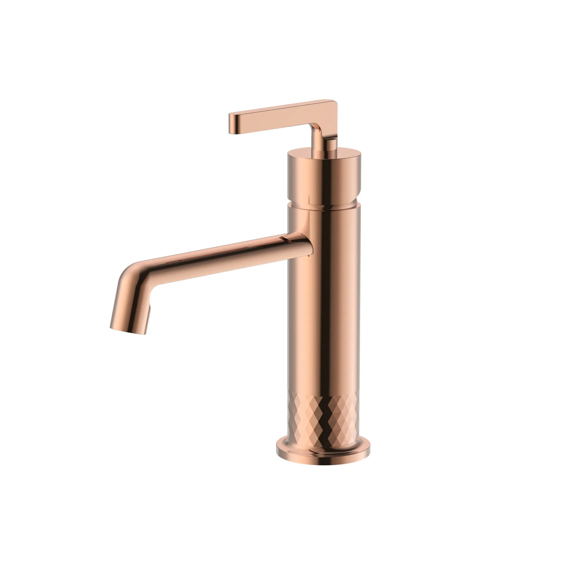 QV Series Basin Mixer Shiny Rose Gold BM 366501 SRG