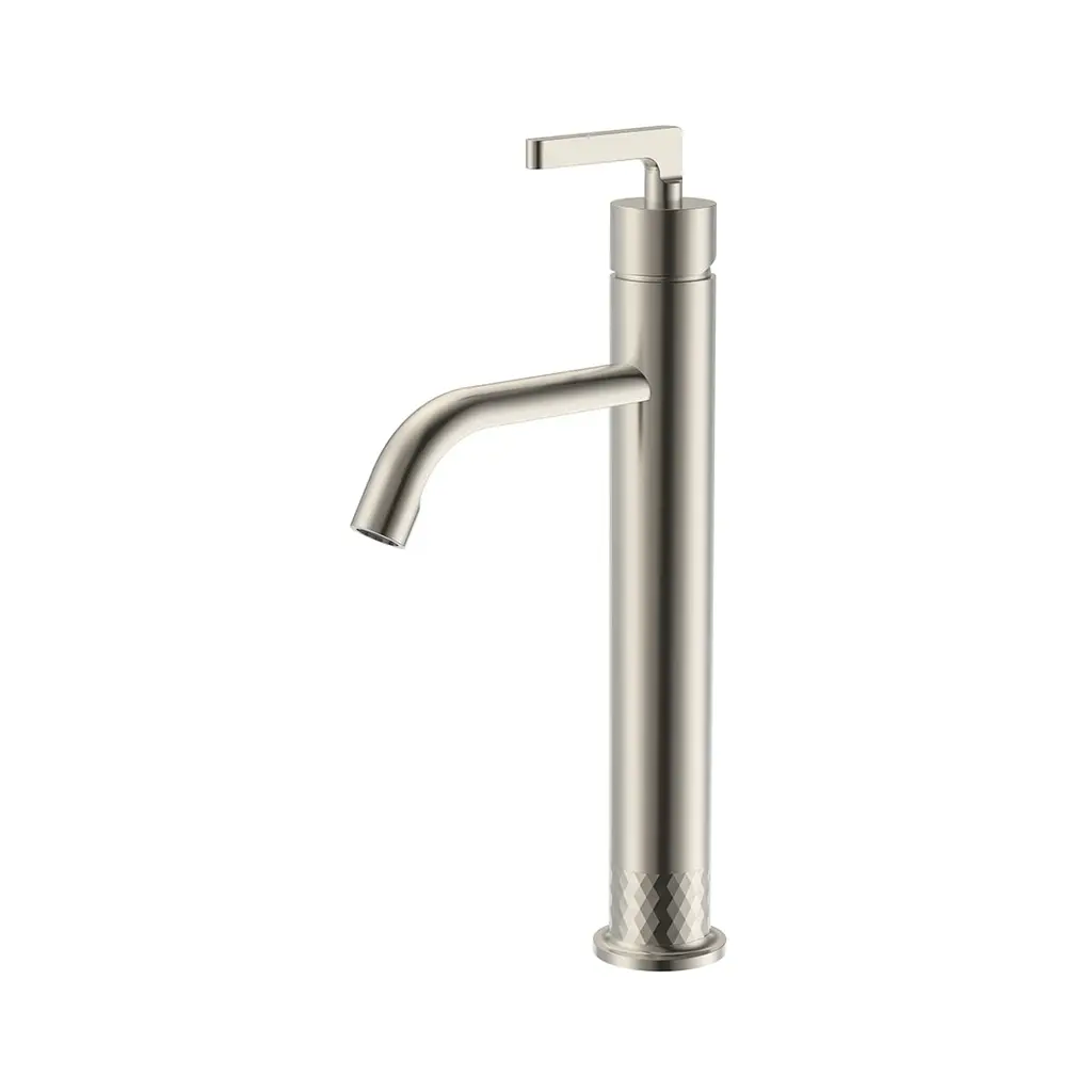 QV Series Basin Mixer Tall Brush Nickel BM 366502 BN