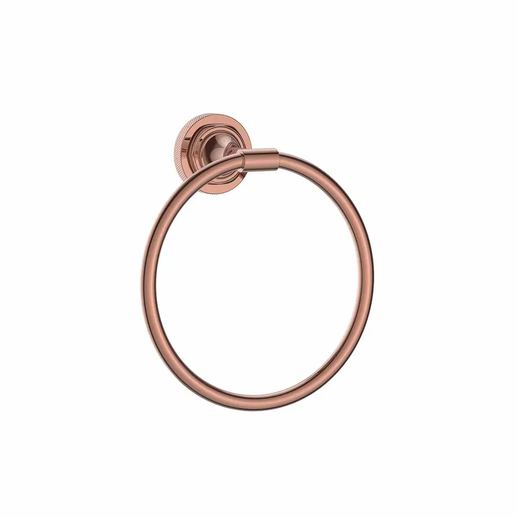 QV Series Towel Ring Shiny Rose Gold TR 361005