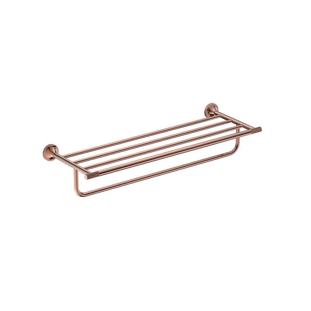 QV Series Towel Rack Shiny Rose Gold TR 361003