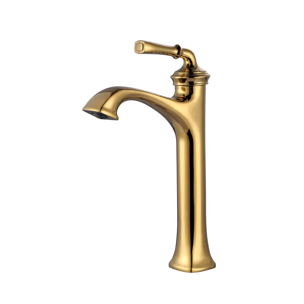 Basin Mixer Tall Shiny Gold BM 732712 SG
