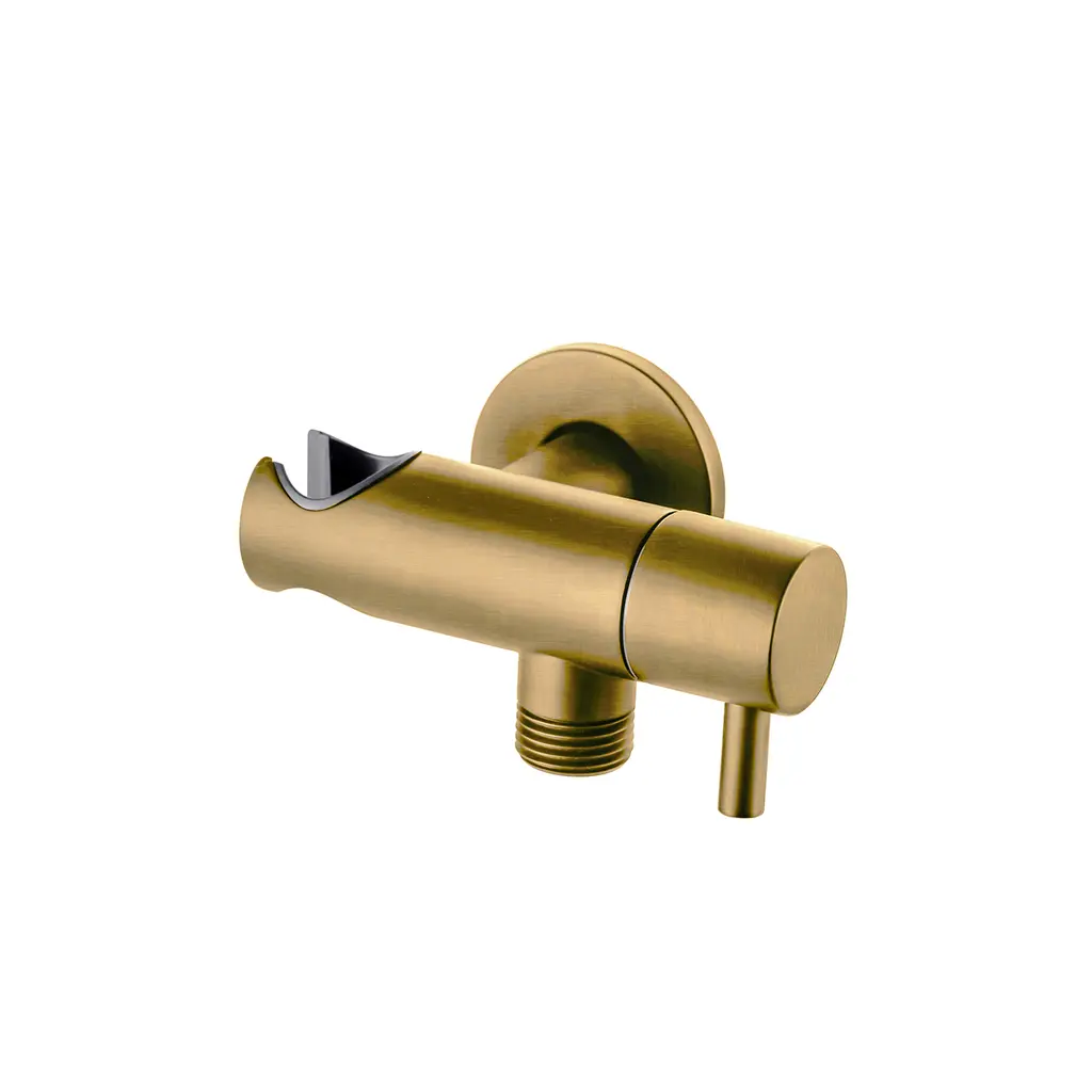 Shattaf Valve Brushed Gold Round AV 735102R BG