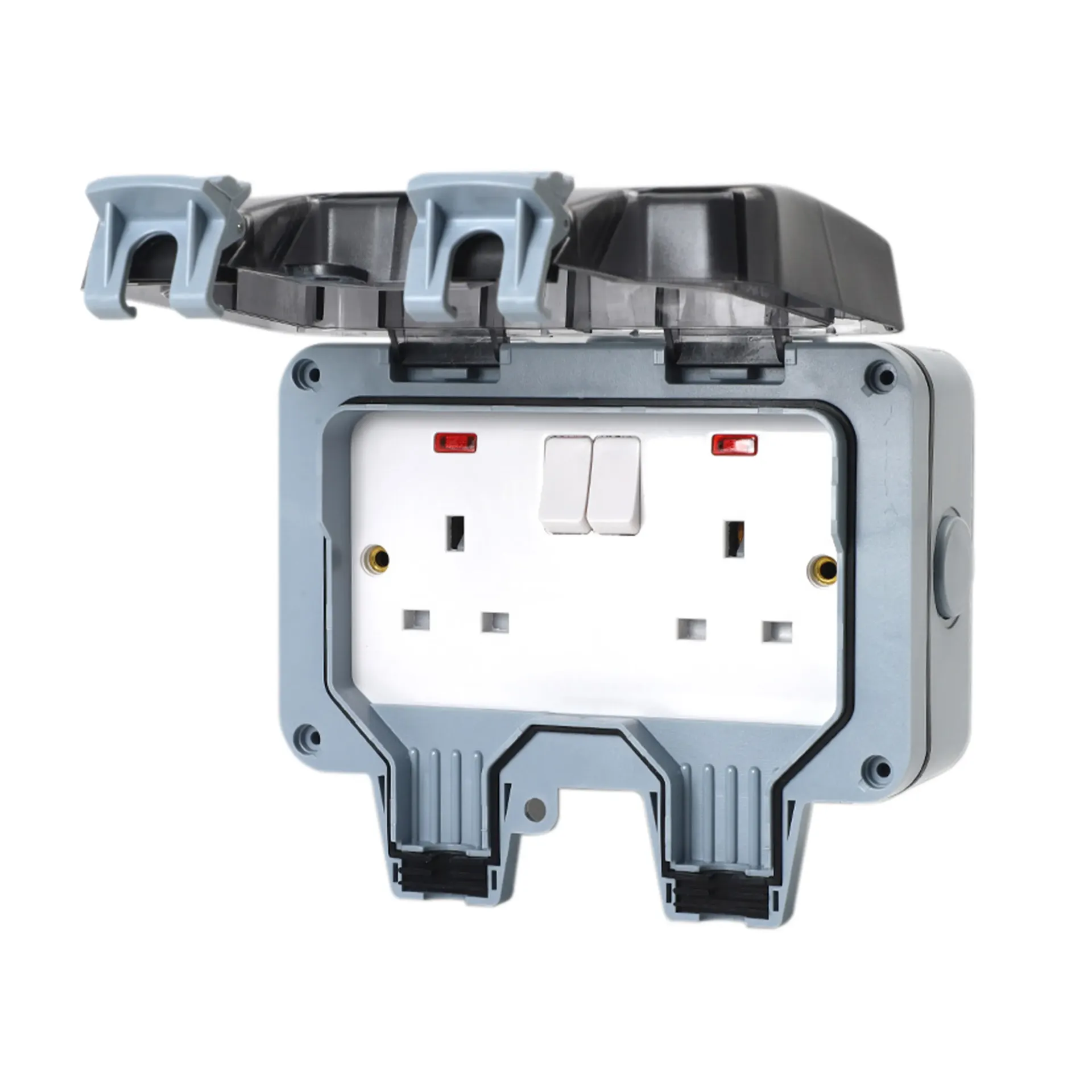 [SKU: WP-C14] Waterproof Double Socket WP-C14