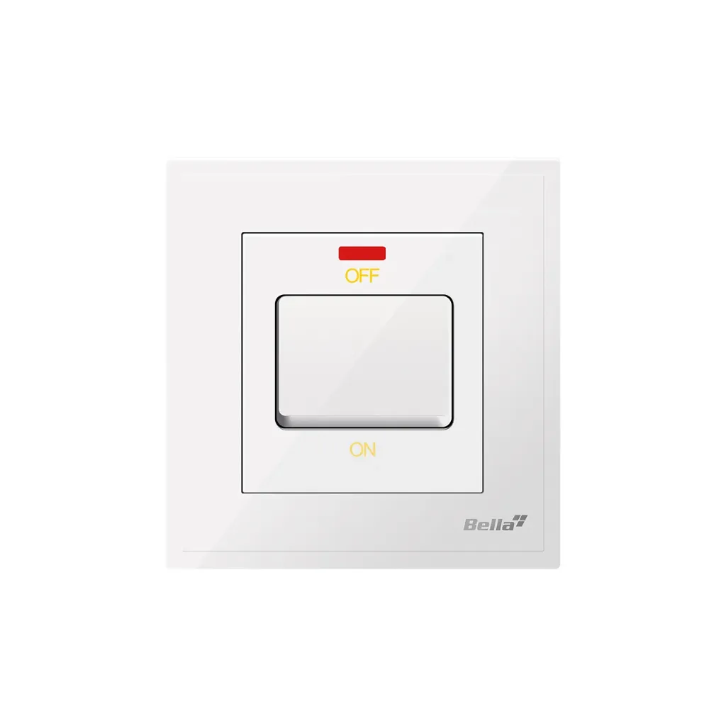 [SKU: BD-D30] Dynamo 20A DP Switch With Neon (White)