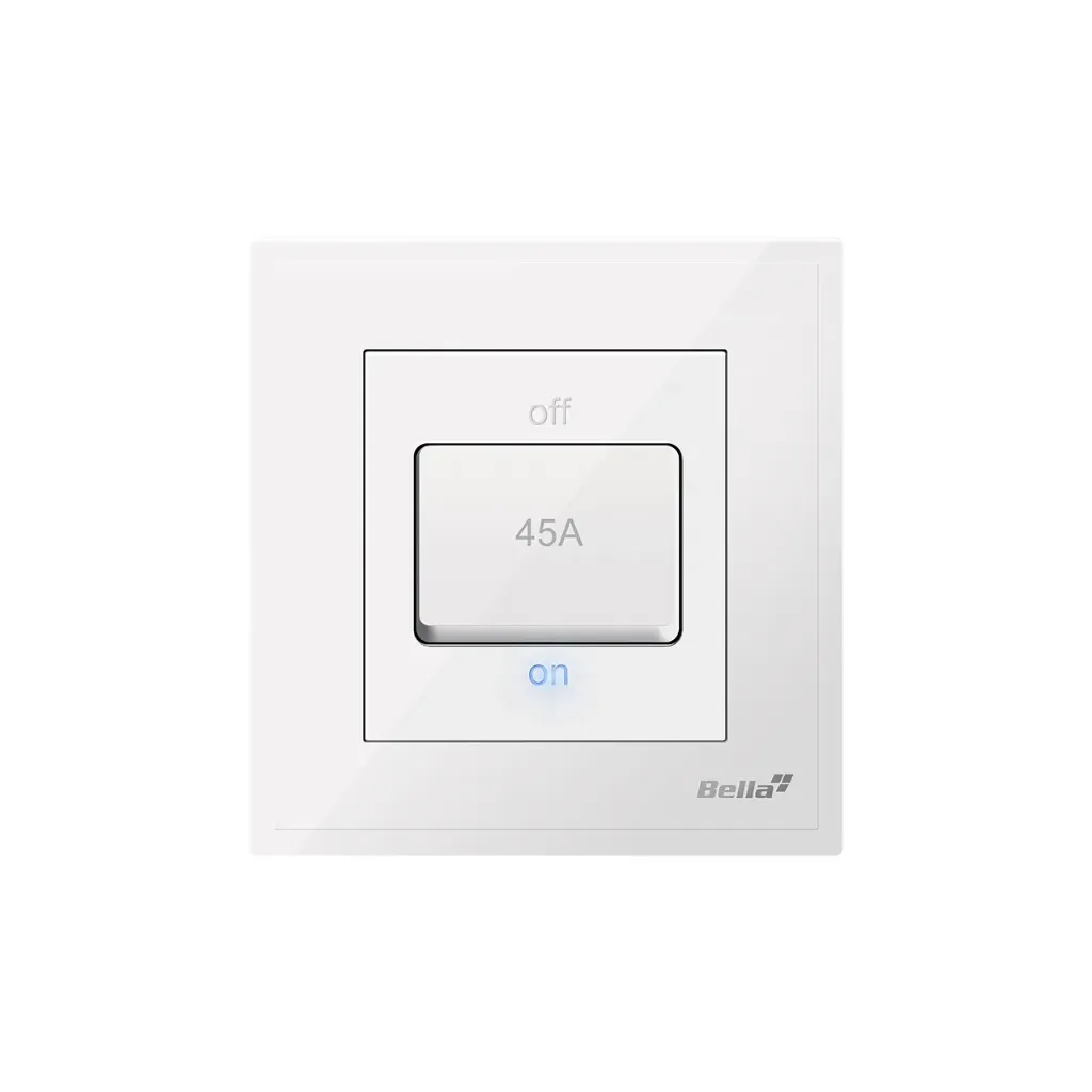 [SKU: BD-D50] Dynamo 45A DP Switch with LED Indicator (White)