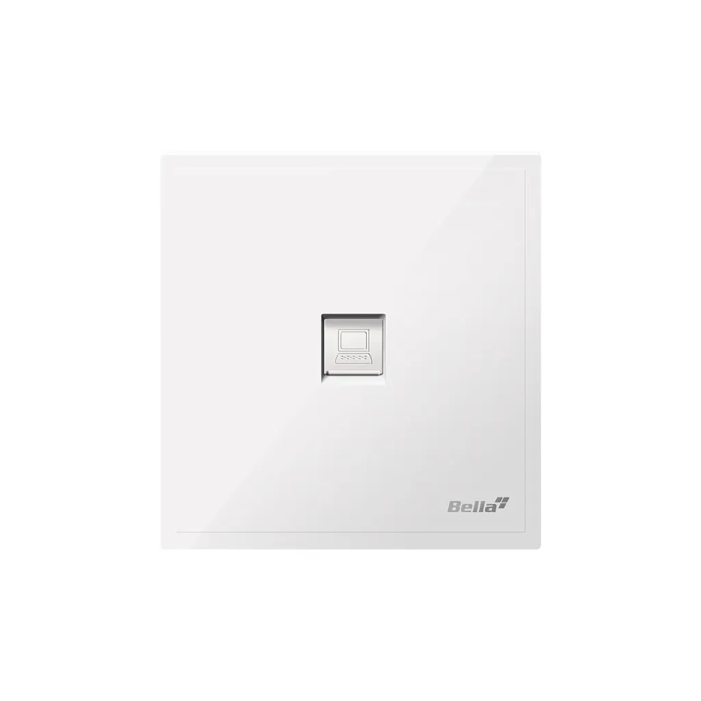 [SKU: BD-E02] Dynamo Computer Socket(CAT.6) (White)
