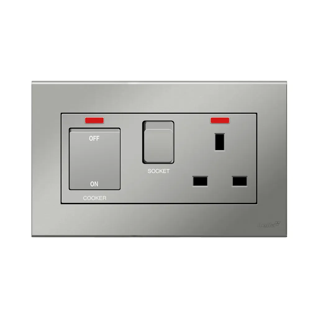 [SKU: BN-C26] Vision  45A Cooker  Control Unit (Matt Silver)