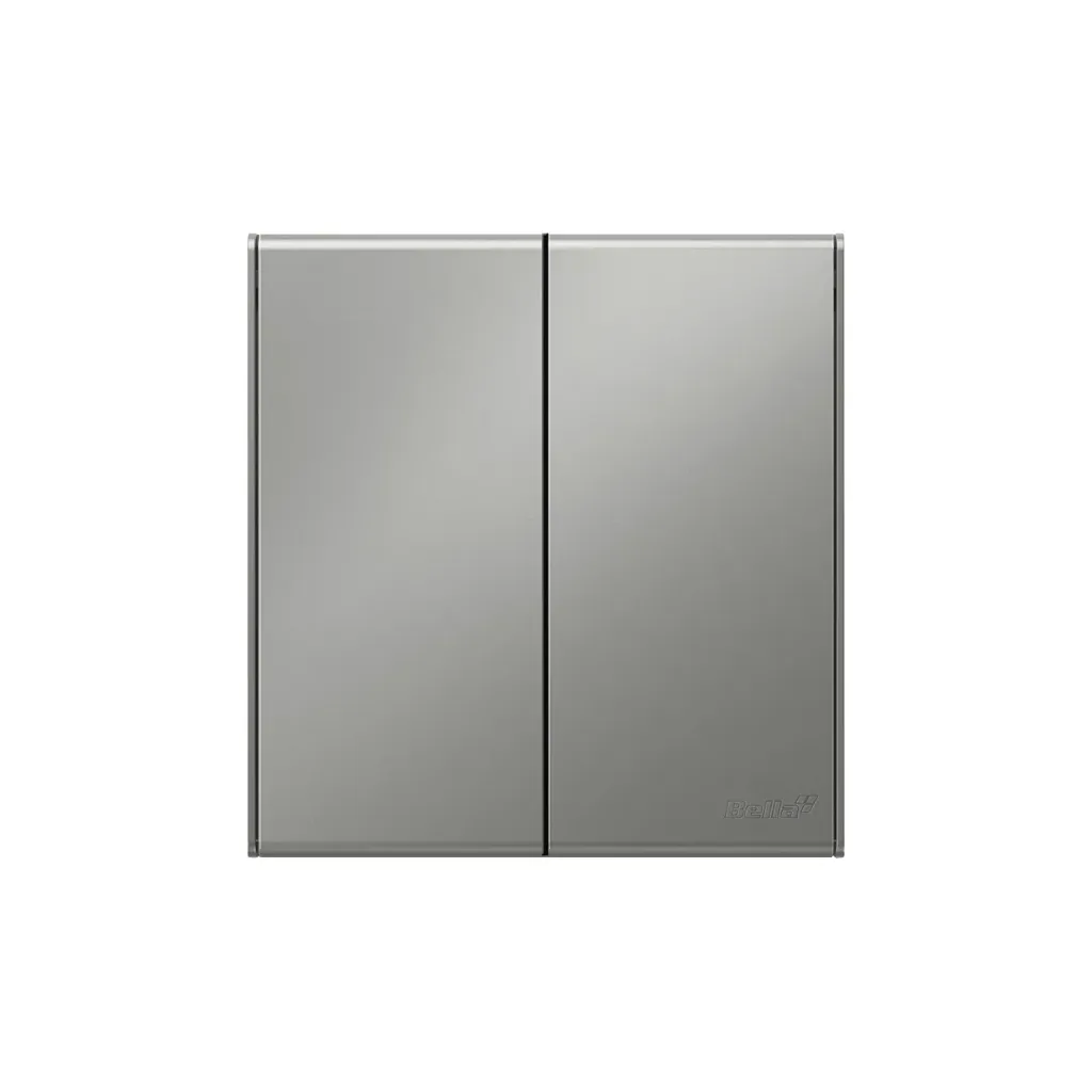 [SKU: BN-N02B] Vision  10AX 2 Gang 2 Way Switch (Matt Silver)