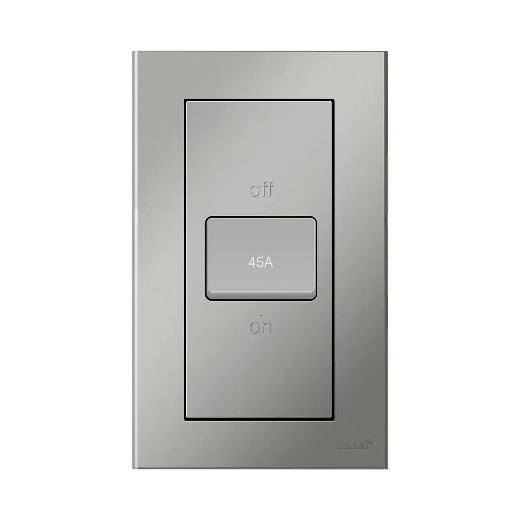 [SKU: BN-N90] Vision  3X6 45A DP Switch (Matt Silver)