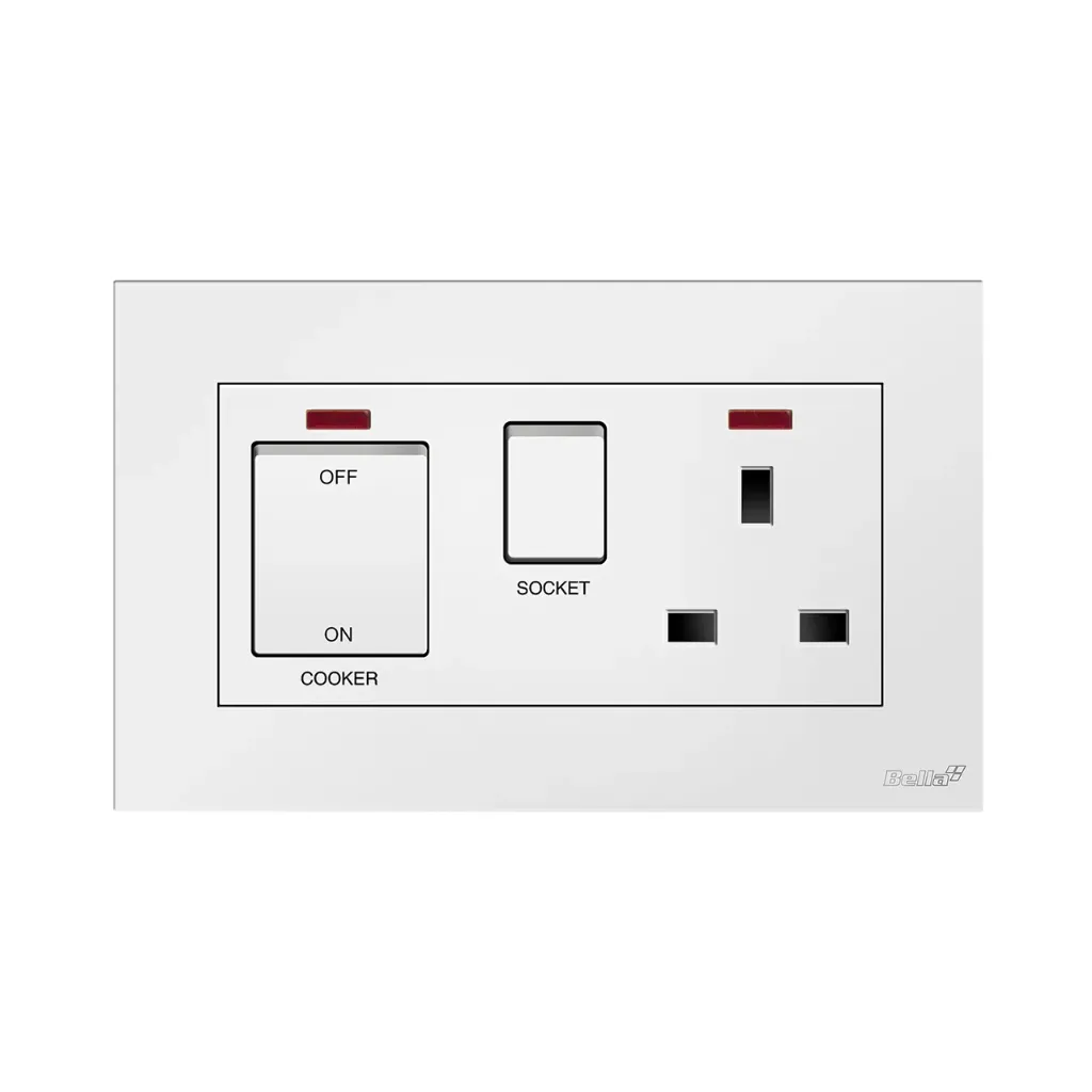 [SKU: BT-C26] Vantage 45A Cooker  Control Unit (Silky White)