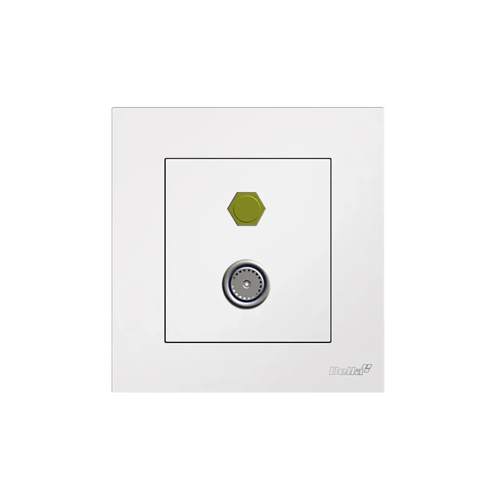 [SKU: BT-E0608] Vantage TV & Satellite Socket (Silky White)