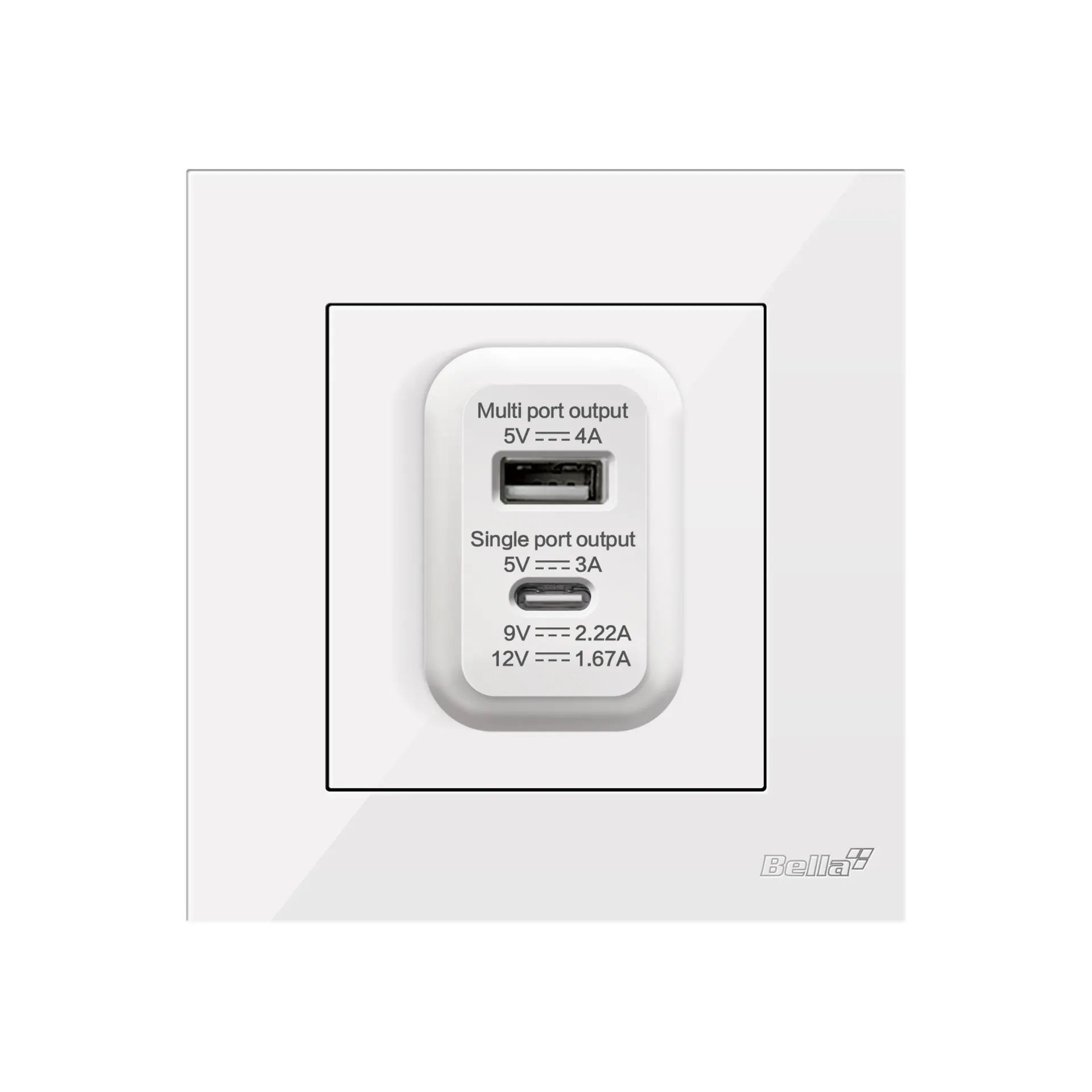 [SKU: BT-E31] Vantage 20W Type A+C USB Charger (Silky White)