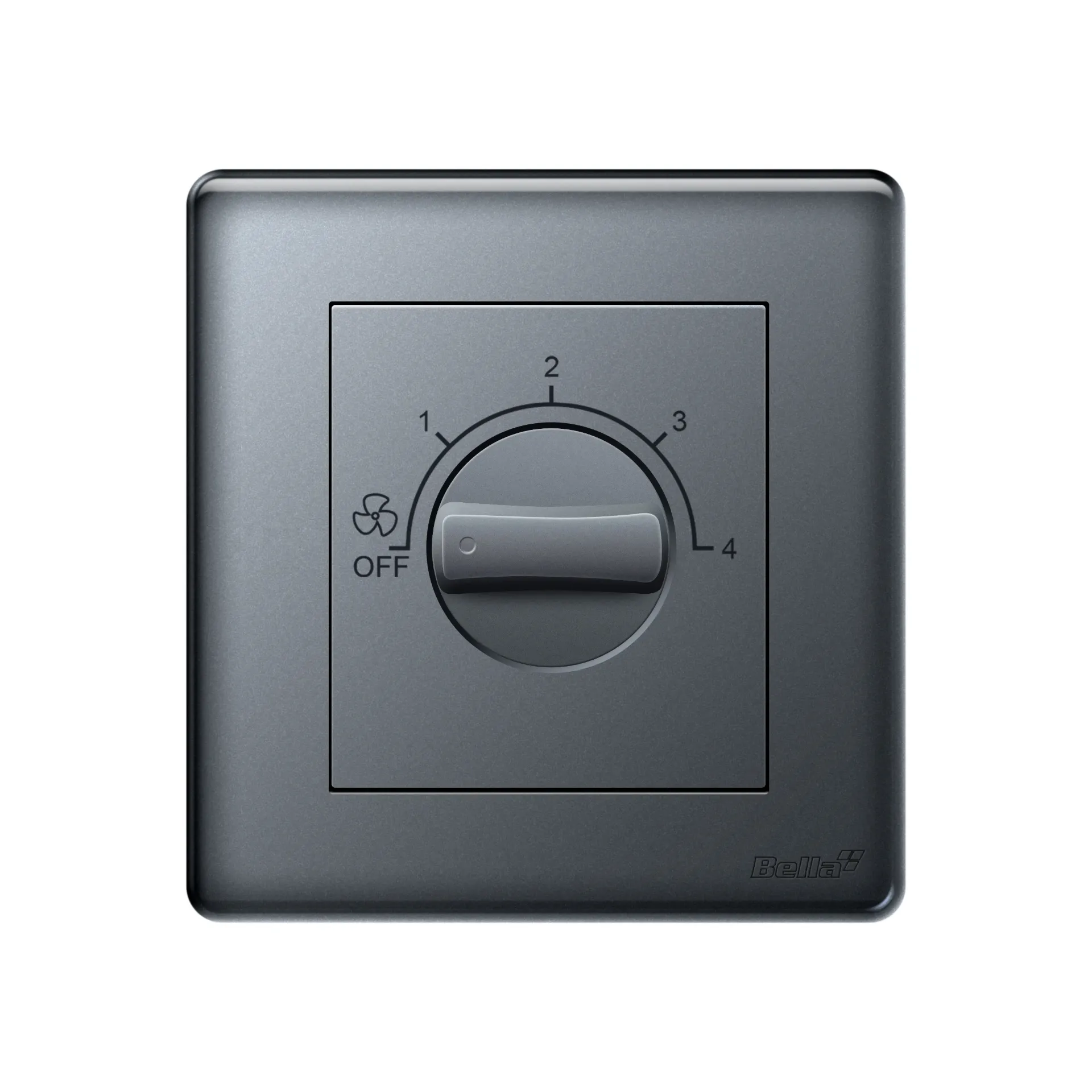 [SKU: BV-V93] Velocity 100W Step Fan Dimmer Switch (Grey)