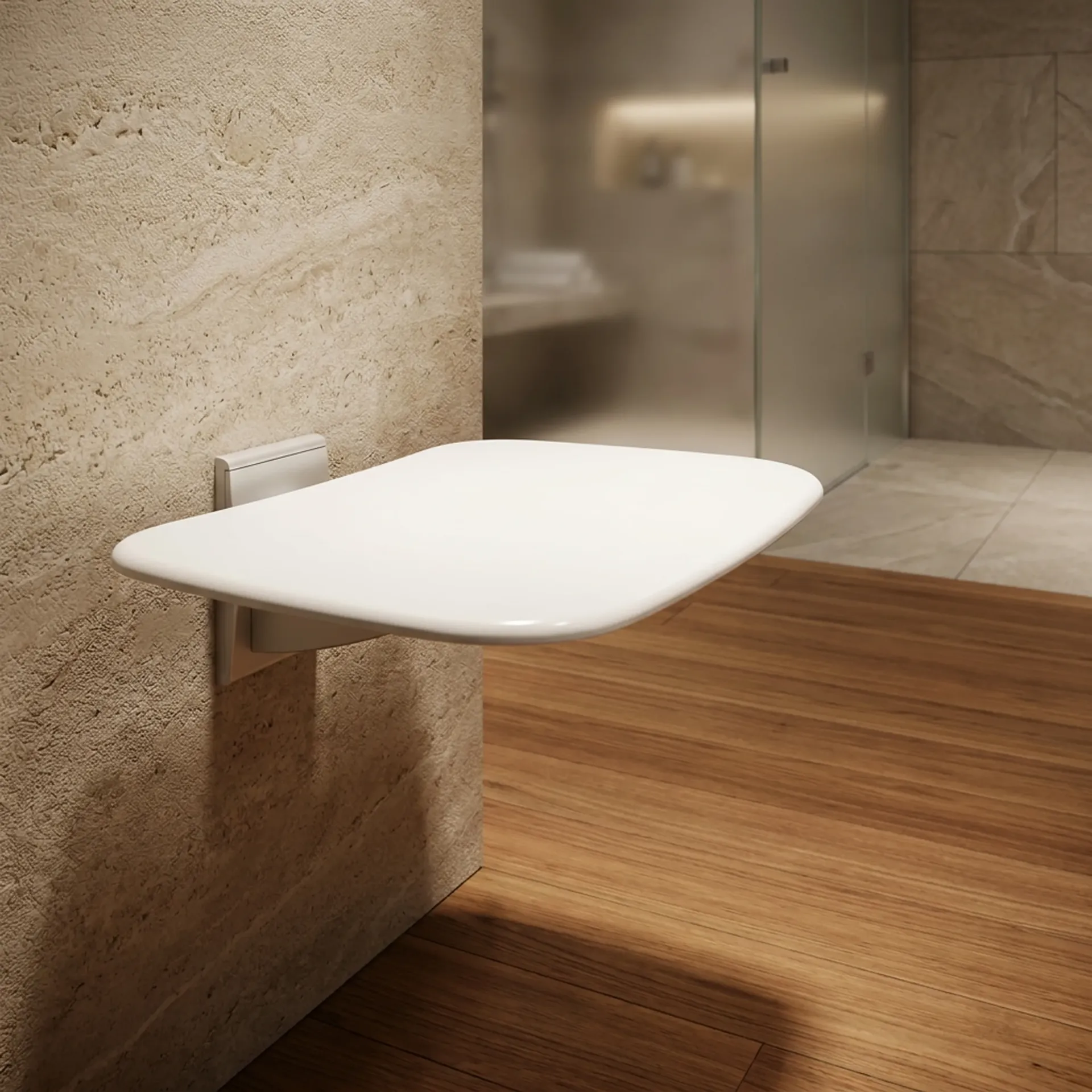 Shower Seat White ZU013