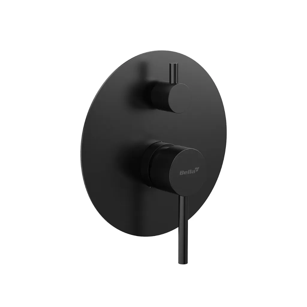 PL 731370 MB Round Exposed Part Kit Matt Black